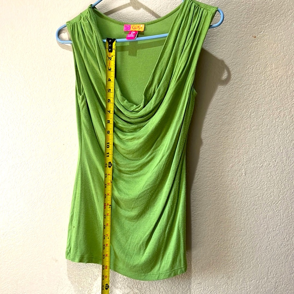 Green blouse